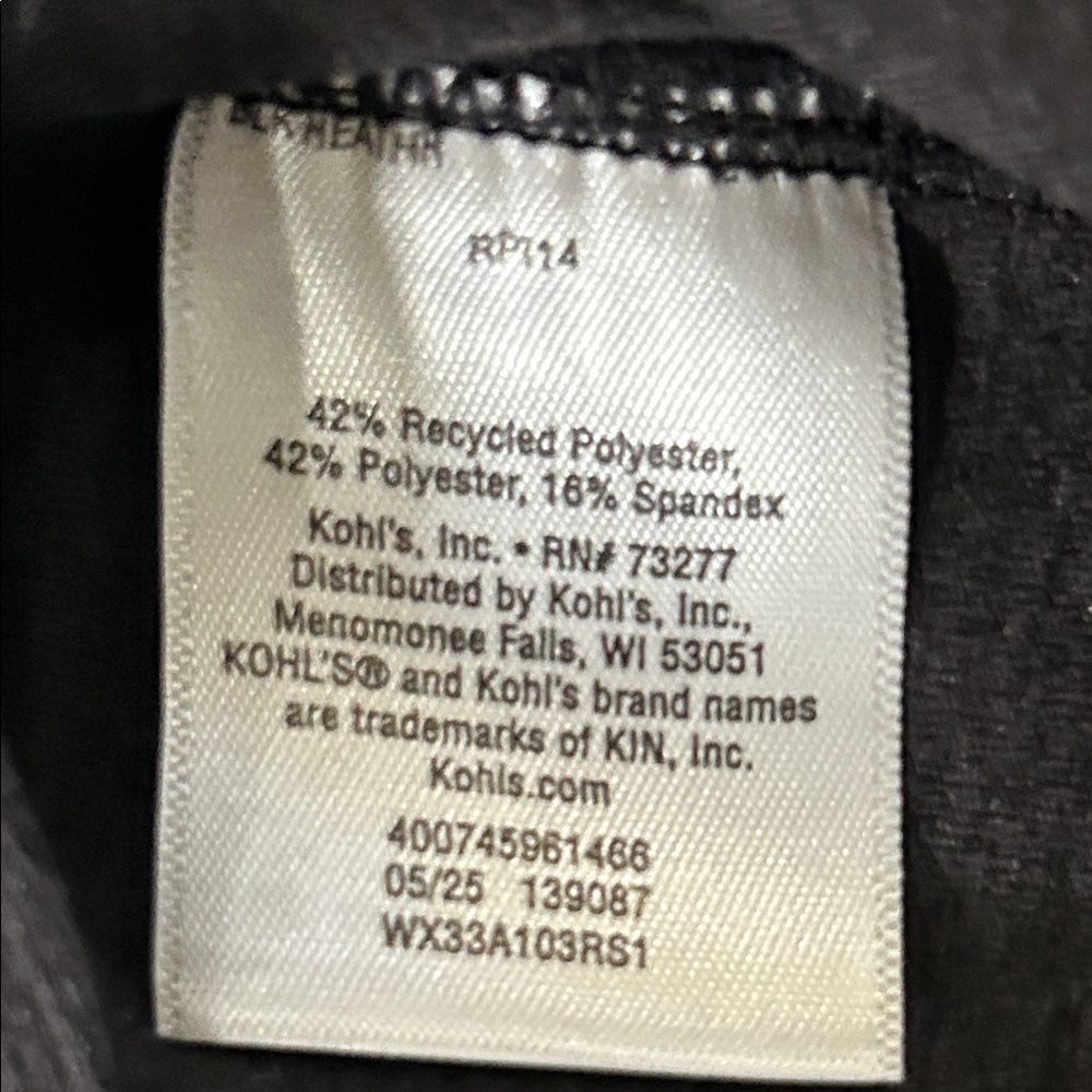 FLX Women's Black Long Sleeve Top - Picture 2 of 3